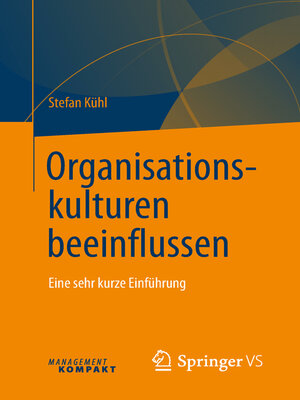 cover image of Organisationskulturen beeinflussen